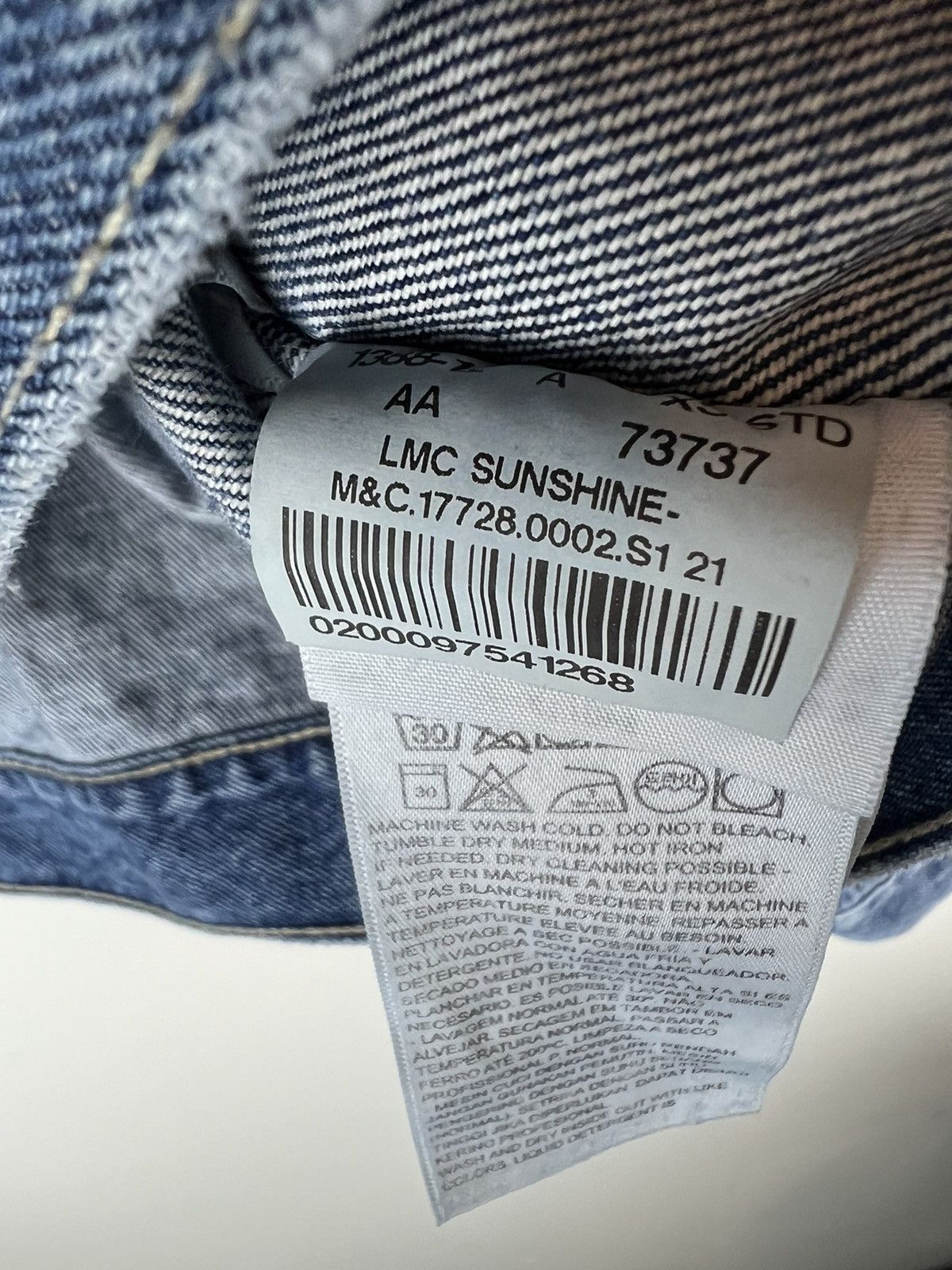 Levi's × Levi's Made & Crafted Levis Sunray Trucker Made & Crafted Cropped Denim Jacket Size XS / US 0-2 / IT 36-38 - 5 Thumbnail
