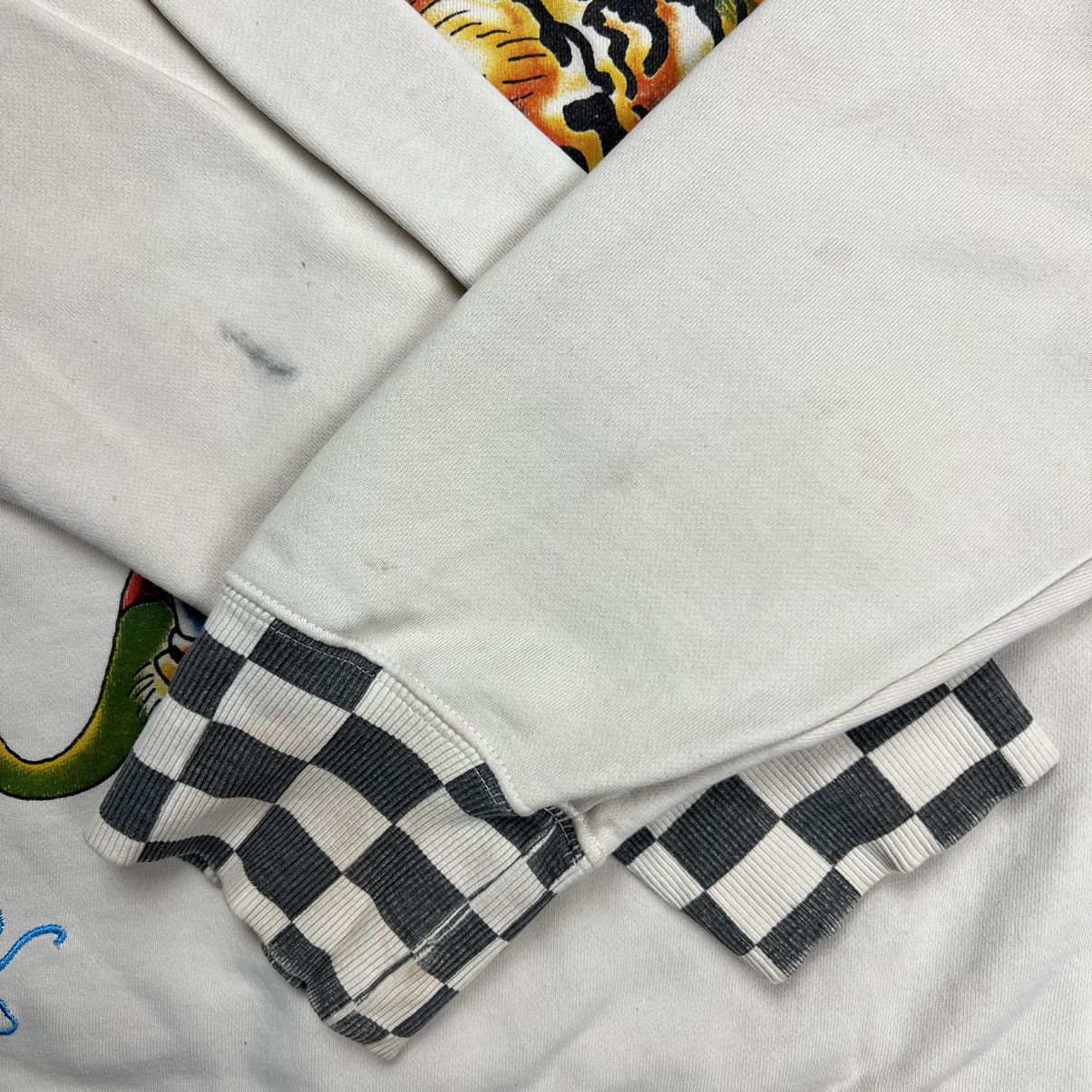 Ed Hardy Vintage Ed Hardy Christian Audigier Hoodie Flame Tiger Y2K Size US XL / EU 56 / 4 - 5 Thumbnail