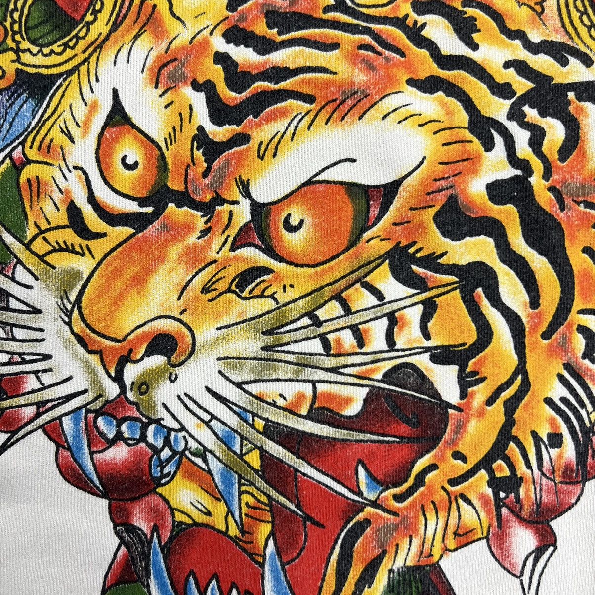 Ed Hardy Vintage Ed Hardy Christian Audigier Hoodie Flame Tiger Y2K Size US XL / EU 56 / 4 - 3 Thumbnail