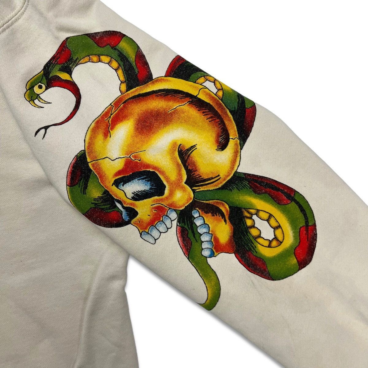 Ed Hardy Vintage Ed Hardy Christian Audigier Hoodie Flame Tiger Y2K Size US XL / EU 56 / 4 - 4 Thumbnail