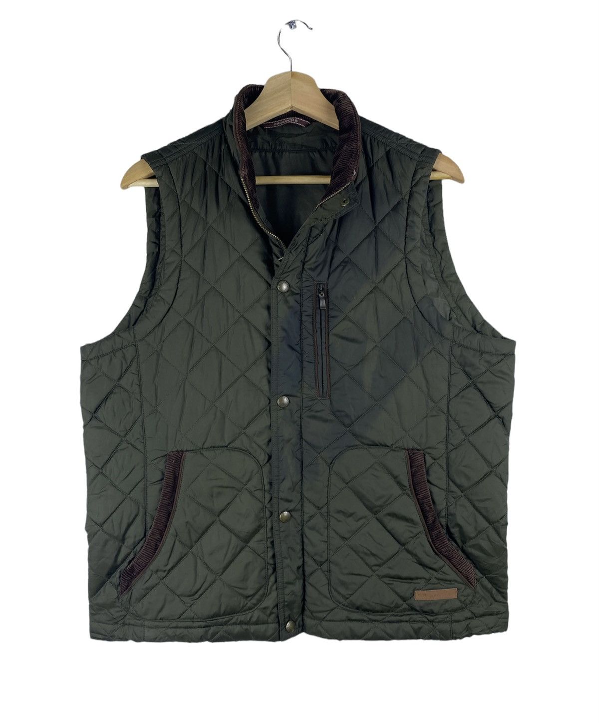 Japanese Brand GONE 🔥 Vintage Crocodile Military Puffer Quilted Vest Size US L / EU 52-54 / 3 - 1 Thumbnail