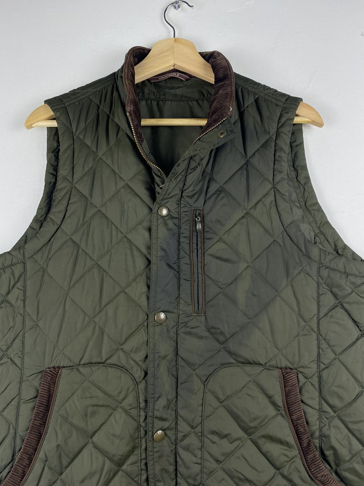 Japanese Brand GONE 🔥 Vintage Crocodile Military Puffer Quilted Vest Size US L / EU 52-54 / 3 - 3 Thumbnail