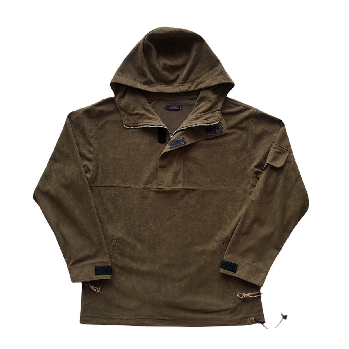 Japanese Brand Vintage Anorak Velvet Jacket Hoodie Pullover by Dope H Size US M / EU 48-50 / 2 - 1 Thumbnail