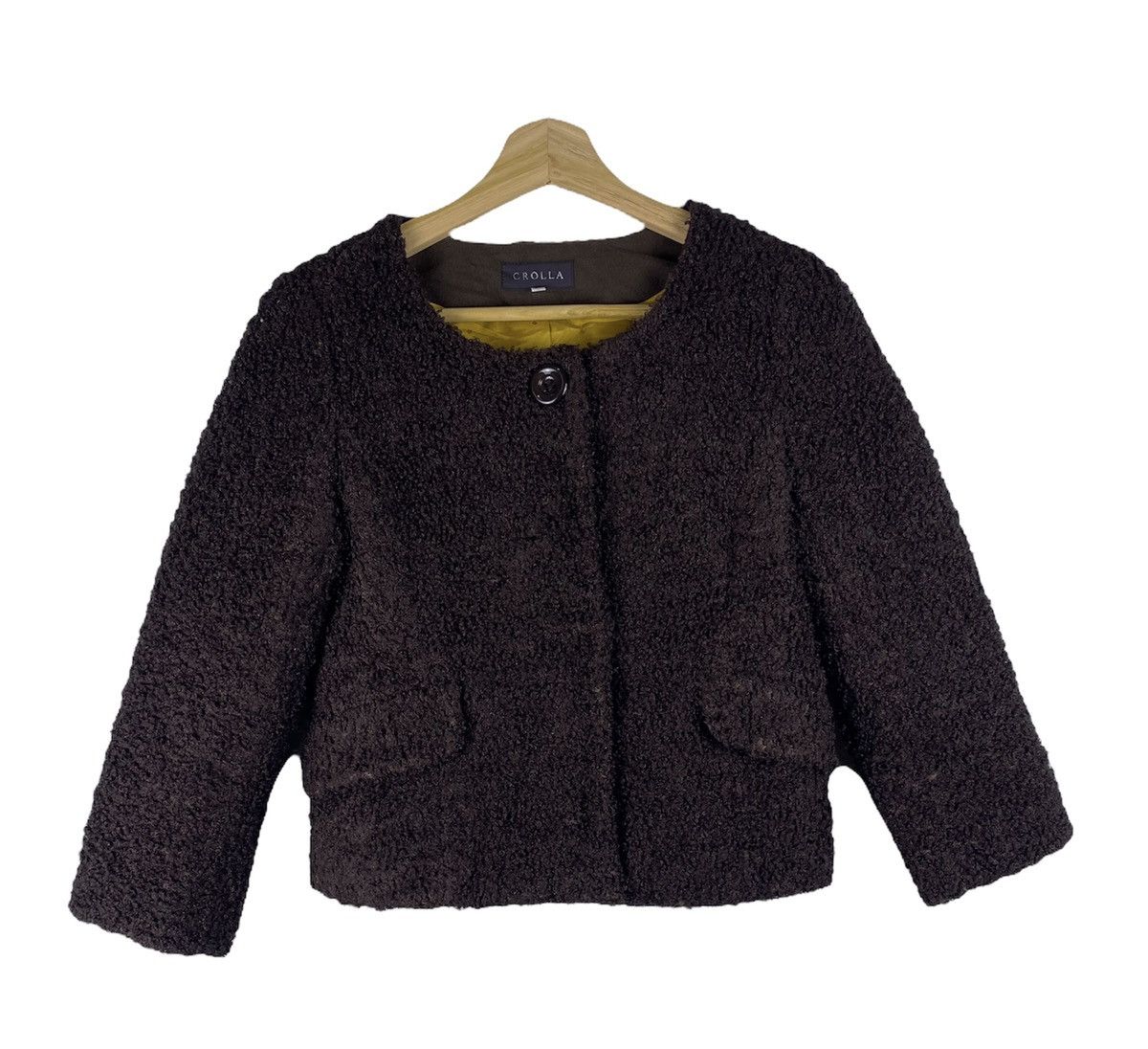 Japanese Brand OFFER 🔥 Vintage Crolla Deep pile Button Up Cardigan Size US S / EU 44-46 / 1 - 1 Thumbnail
