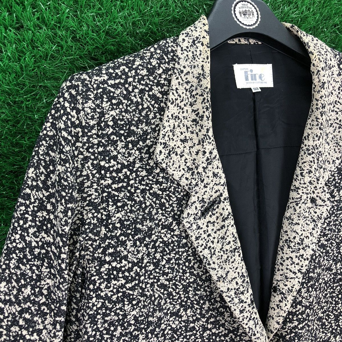Japanese Brand Vintage 80's Coat Jacket Women Nice Design by Couture Fine Size M / US 6-8 / IT 42-44 - 2 Thumbnail