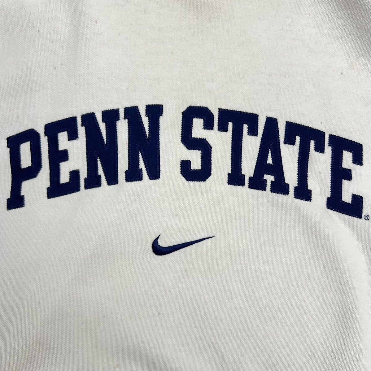 Nike Vintage 90s Nike Penn State University Hoodie Center Swoosh Size US L / EU 52-54 / 3 - 2 Thumbnail