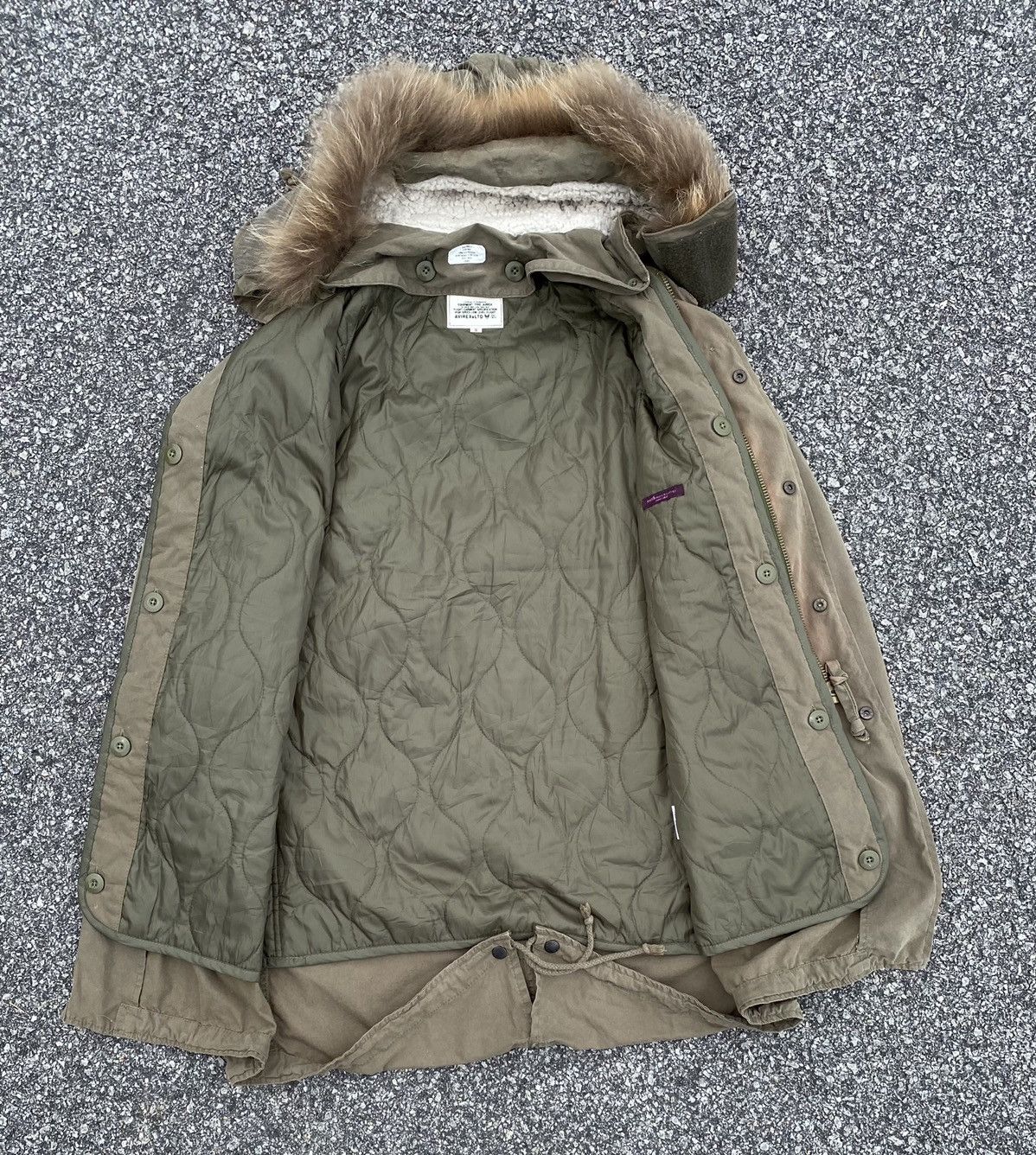 Avirex Vintage Avirex X earth music Military Fur Parka Long Jacket Size US S / EU 44-46 / 1 - 3 Thumbnail