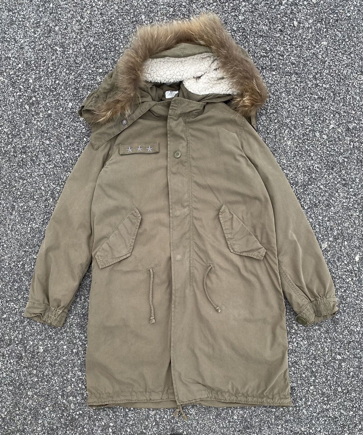 Avirex Vintage Avirex X earth music Military Fur Parka Long Jacket Size US S / EU 44-46 / 1 - 1 Thumbnail