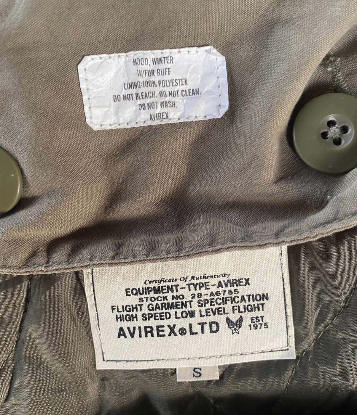 Avirex Vintage Avirex X earth music Military Fur Parka Long Jacket Size US S / EU 44-46 / 1 - 7 Thumbnail