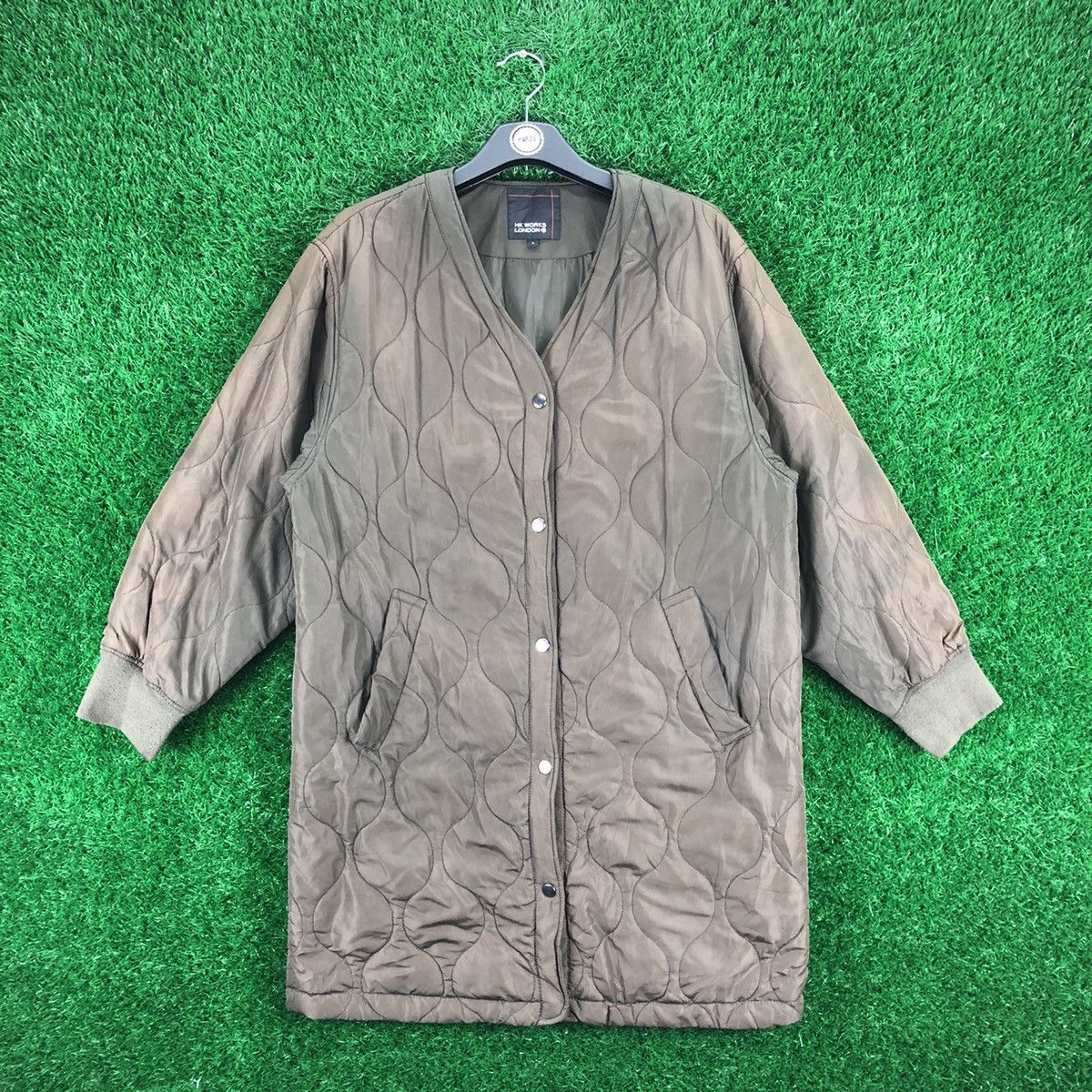 Vintage HK Works London Lining Puffer Long Jacket