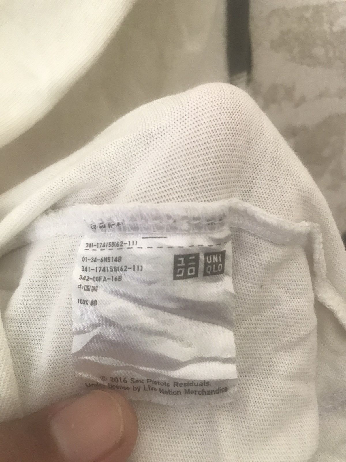Band Tees × Uniqlo T SHIRT SEX PISTOLS 2016 Size US L / EU 52-54 / 3 - 10 Thumbnail