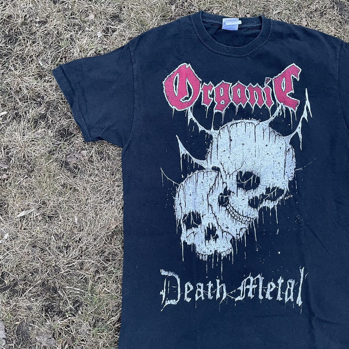 Vintage Vintage 90s Death Metal Graphic Tee Skull Horror Band Grunge Size US M / EU 48-50 / 2 - 3 Thumbnail