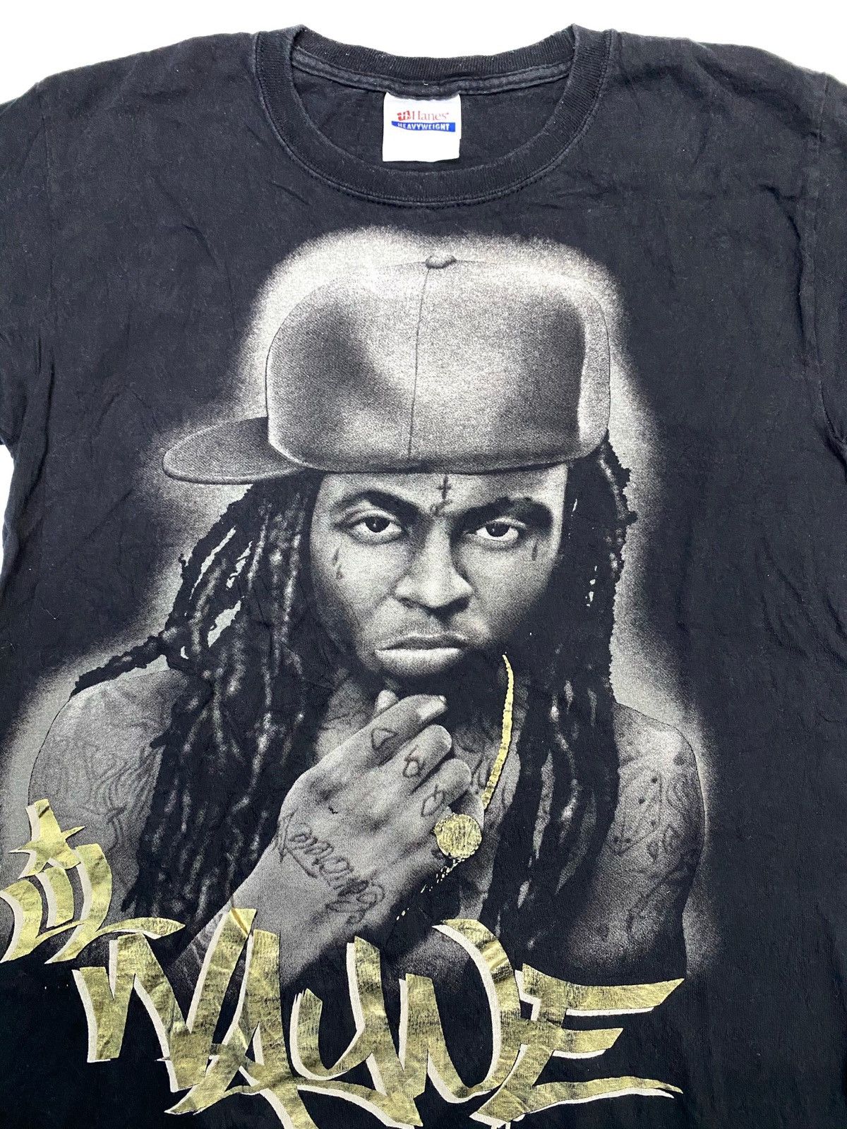 Lil Wayne × Rap Tees × Vintage Vintage Lil Wayne Rare Rap Tees Size US S / EU 44-46 / 1 - 2 Thumbnail