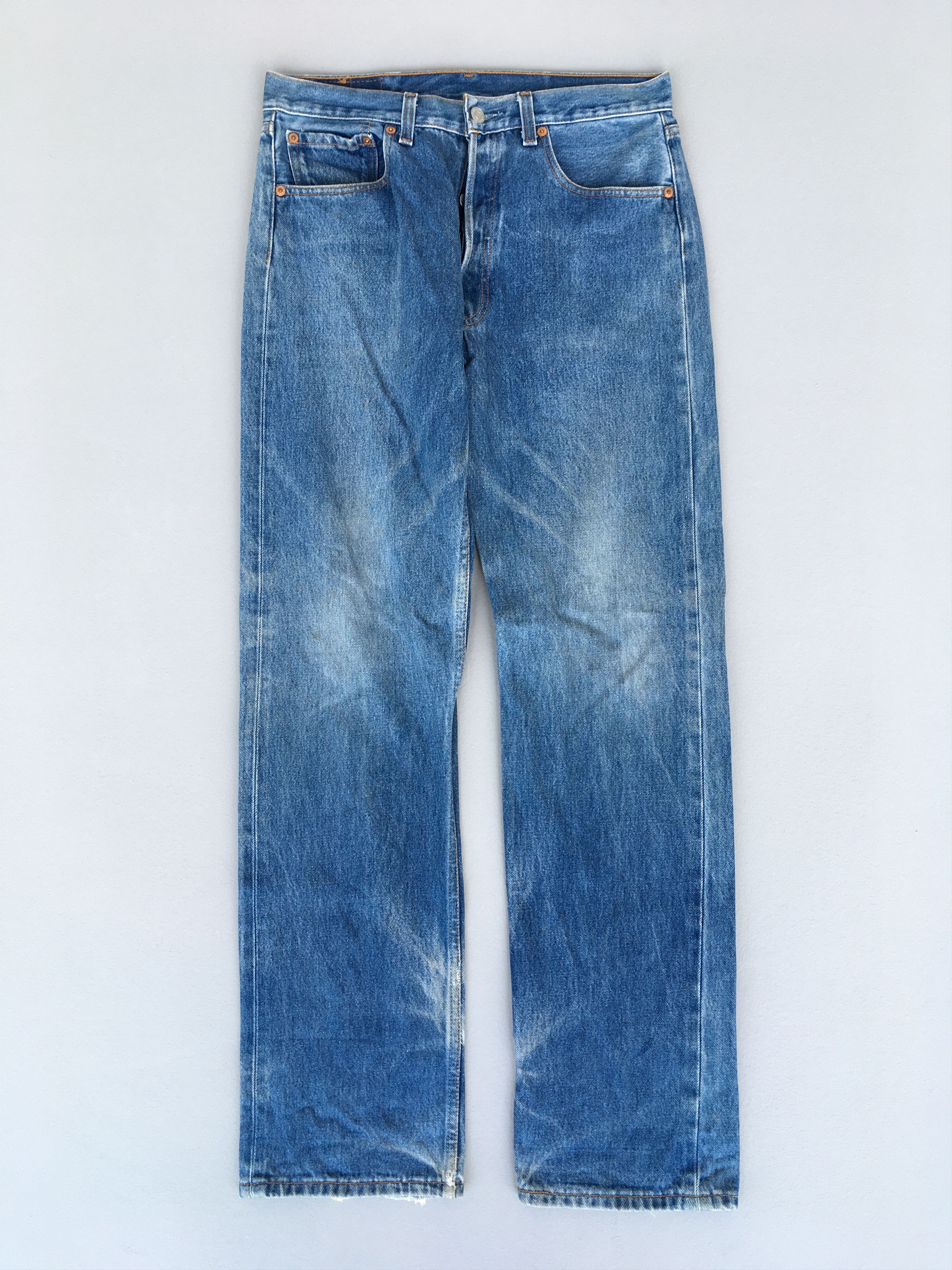 image of Levis x Vintage Size 30X31.5 Vintage Levi's 501 Stonewash Blue Jeans, Men's