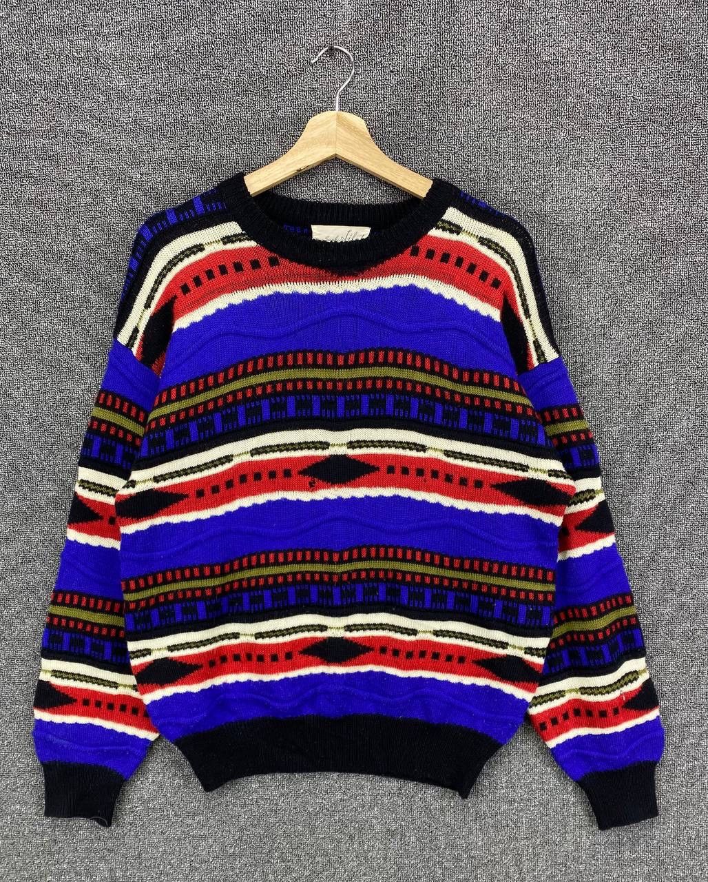Coogi Vintage Sanro Life Coogi Style Cable Knit Sweater Size US L / EU 52-54 / 3 - 1 Thumbnail