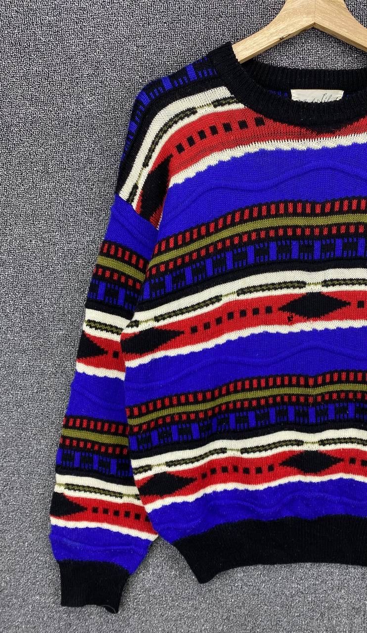 Coogi Vintage Sanro Life Coogi Style Cable Knit Sweater Size US L / EU 52-54 / 3 - 3 Thumbnail