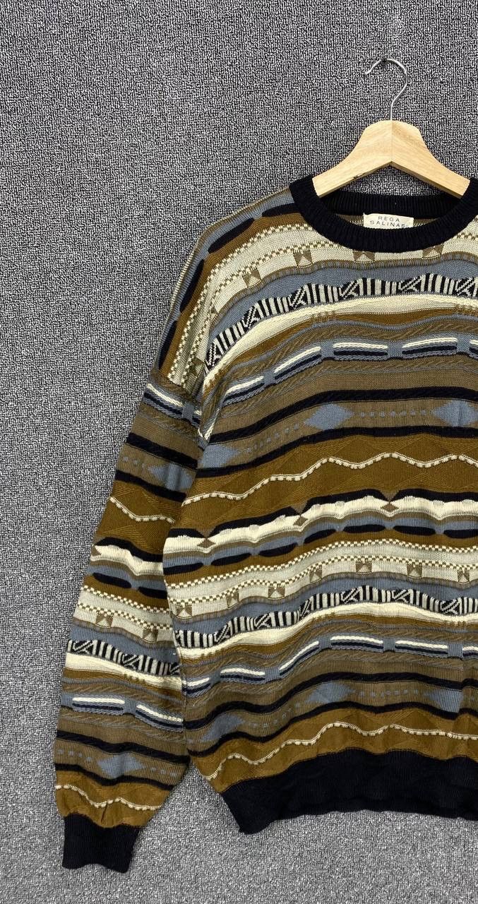 Coogi Vintge Rega Salinas Coogi Style Cable Knit Sweater Size US L / EU 52-54 / 3 - 3 Thumbnail