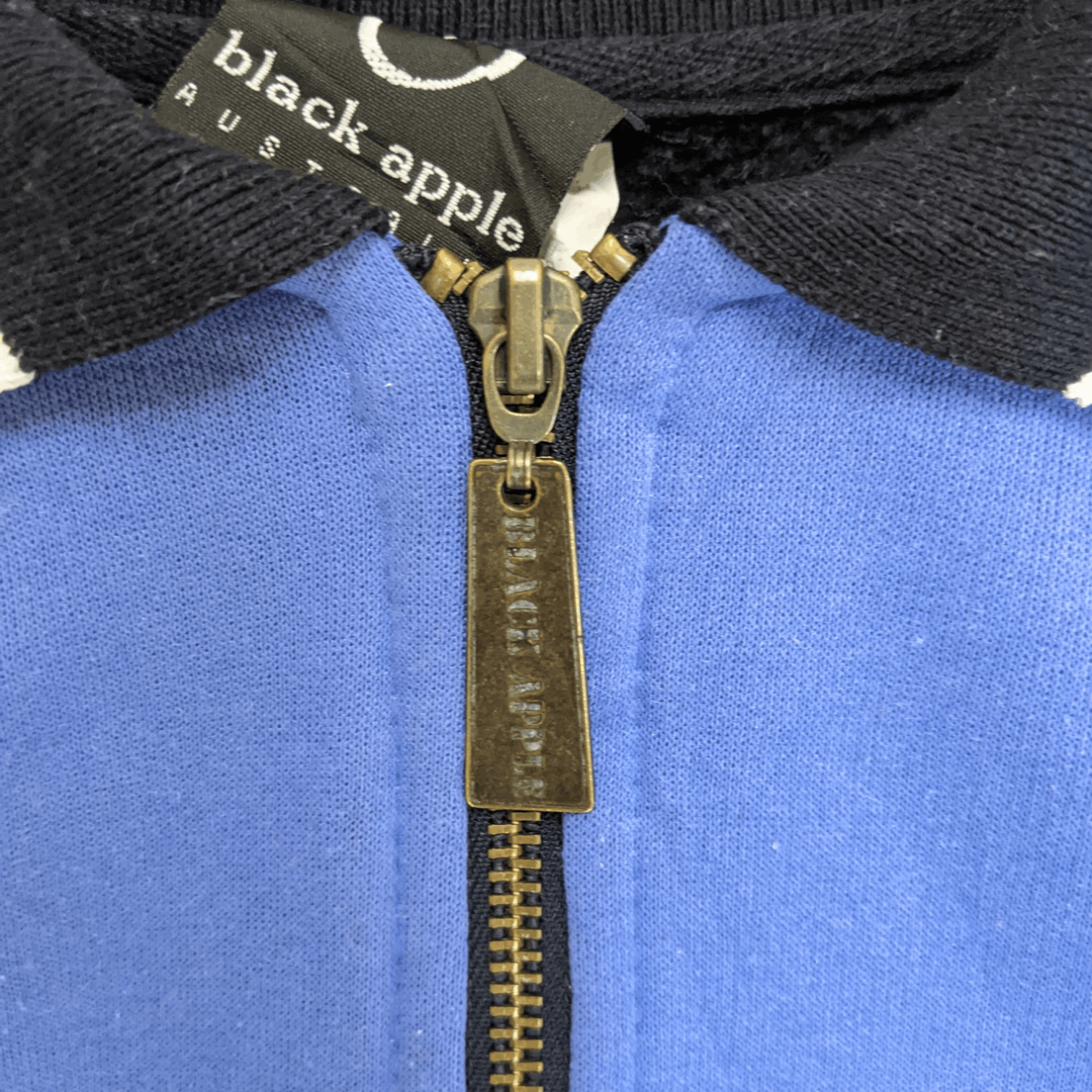 Black Apple Australia BLACK APPLE Polo Jumper Sweatshirt Size US XL / EU 56 / 4 - 6 Thumbnail