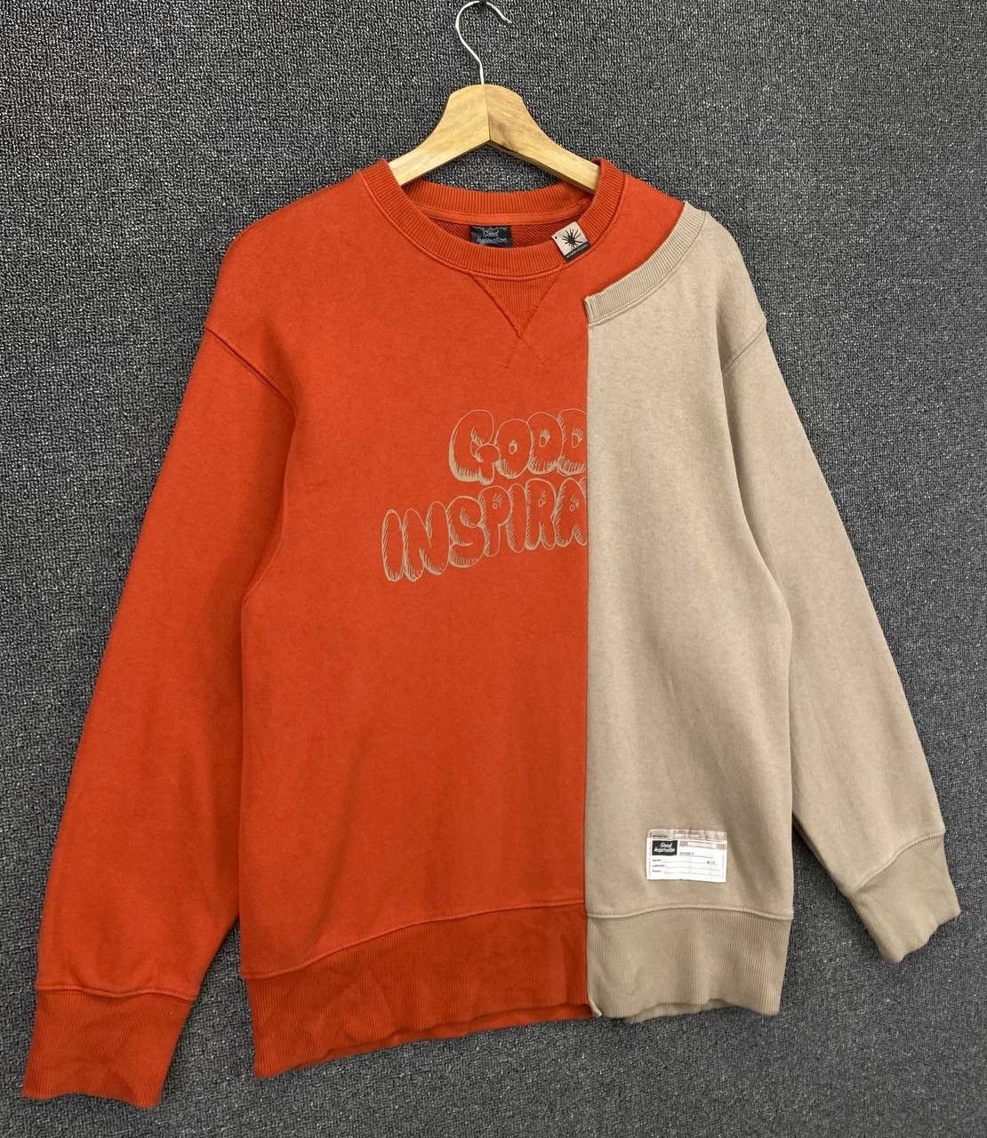 GU × Maison MIHARA YASUHIRO Miharayasuhuro x GU Good Inspiration 2Tone Rare Sweatshirt Size US S / EU 44-46 / 1 - 2 Thumbnail