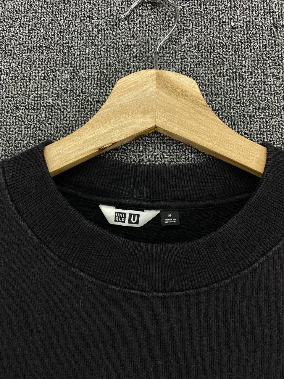 Lemaire × Uniqlo Lemaire x Uniqlo U Black Sweatshirt Size M / US 6-8 / IT 42-44 - 5 Thumbnail