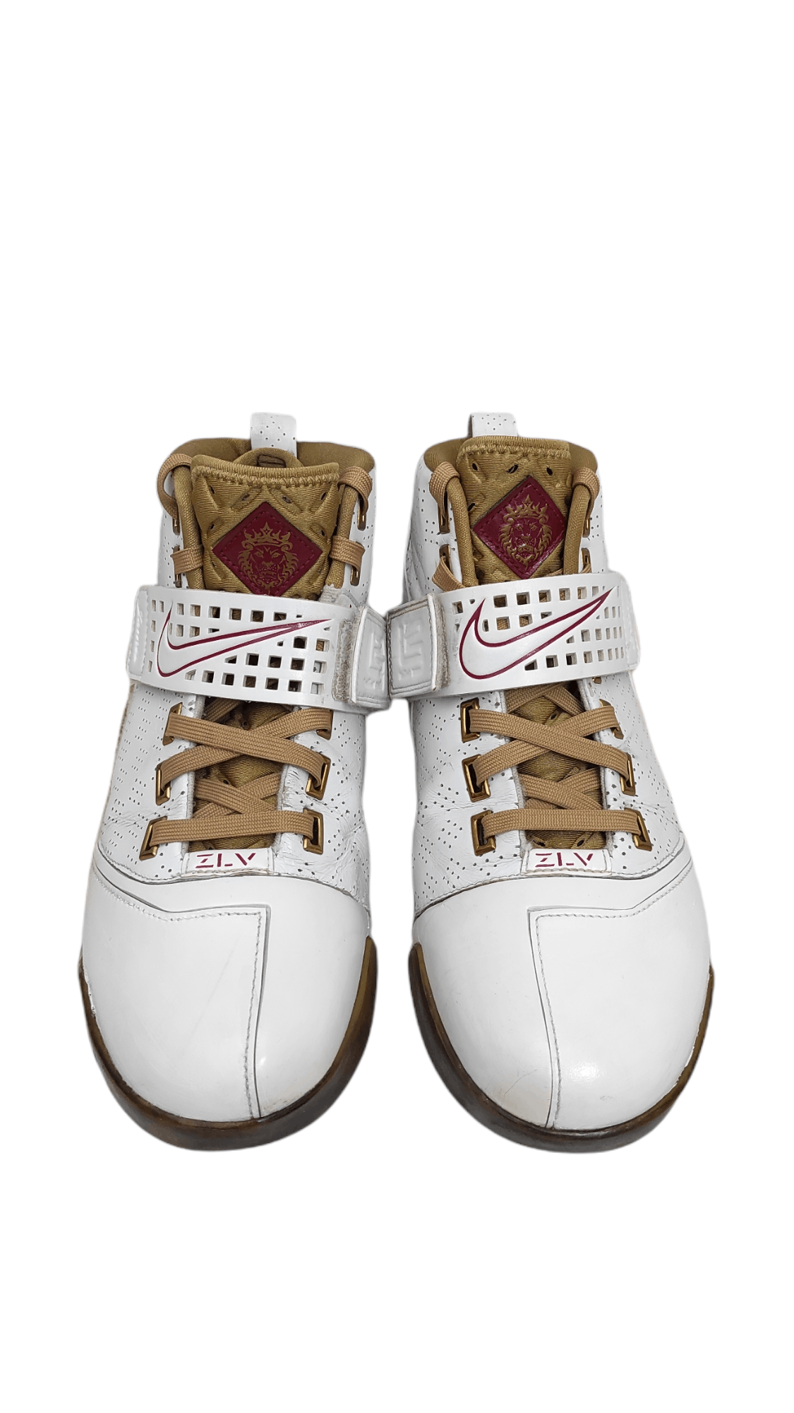 Nike Final drop! Nike Zoom LeBron V “Akron Vision” White/Gold Size US 9 / EU 42 - 10 Thumbnail