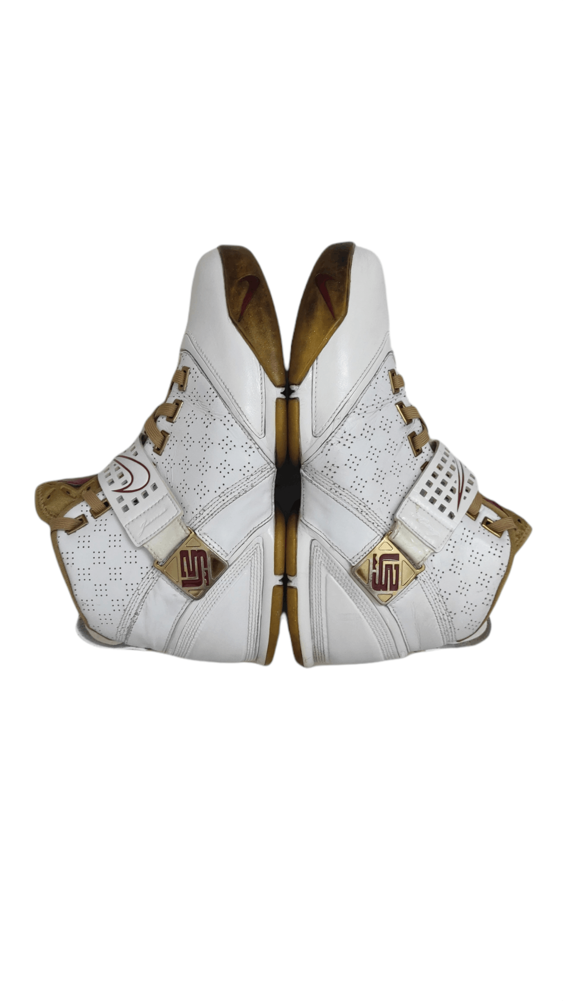 Nike Final drop! Nike Zoom LeBron V “Akron Vision” White/Gold Size US 9 / EU 42 - 8 Thumbnail