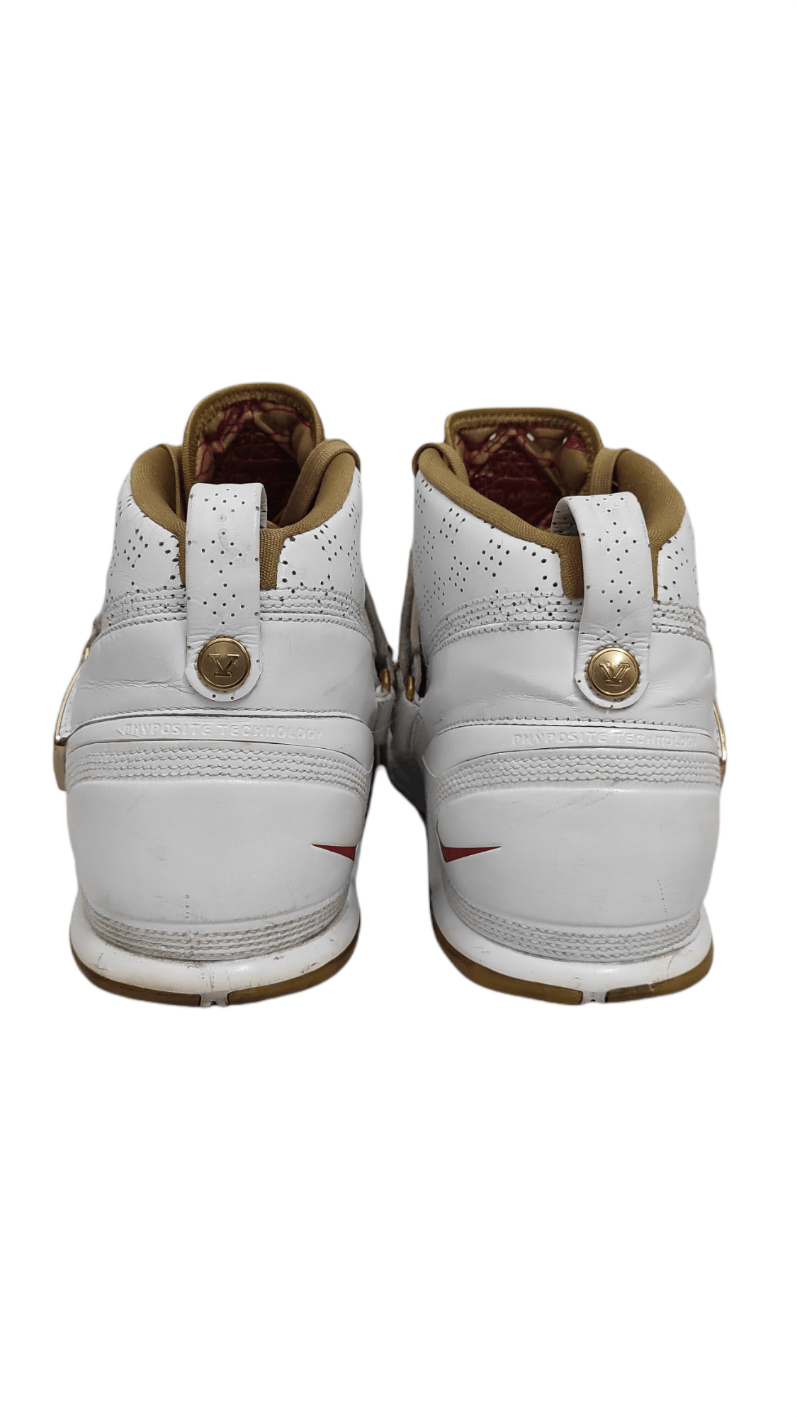 Nike Final drop! Nike Zoom LeBron V “Akron Vision” White/Gold Size US 9 / EU 42 - 4 Thumbnail