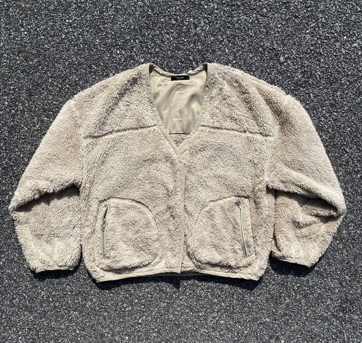 image of Gone Journal Standard Fluffy Fleece Cardigan Jacket, Women's (Size Large)