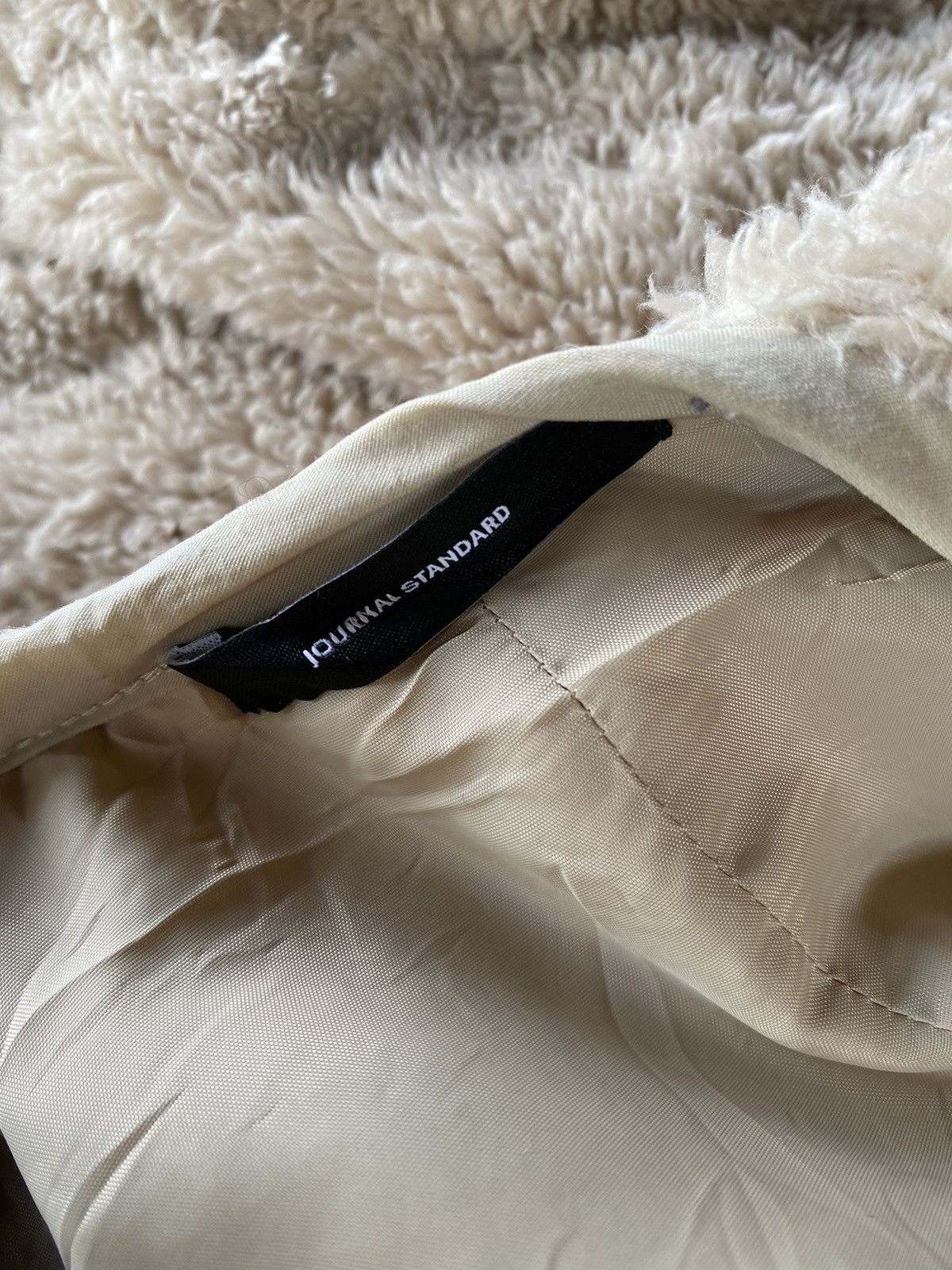 Japanese Brand GONE 🔥 Journal Standard Fluffy Fleece Cardigan Jacket Size L / US 10 / IT 46 - 6 Thumbnail