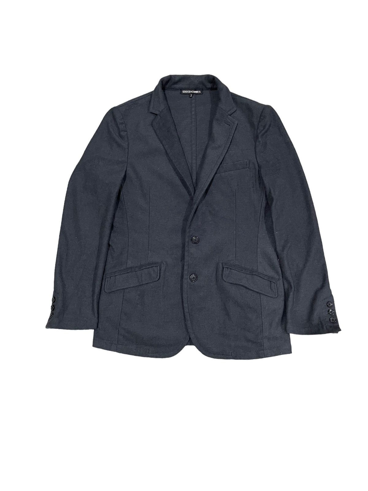 5351 POUR LES HOMMES Vintage 5351 Pour Les Hommes Wool Blazer Jacket Nice Design Size US S / EU 44-46 / 1 - 2 Thumbnail