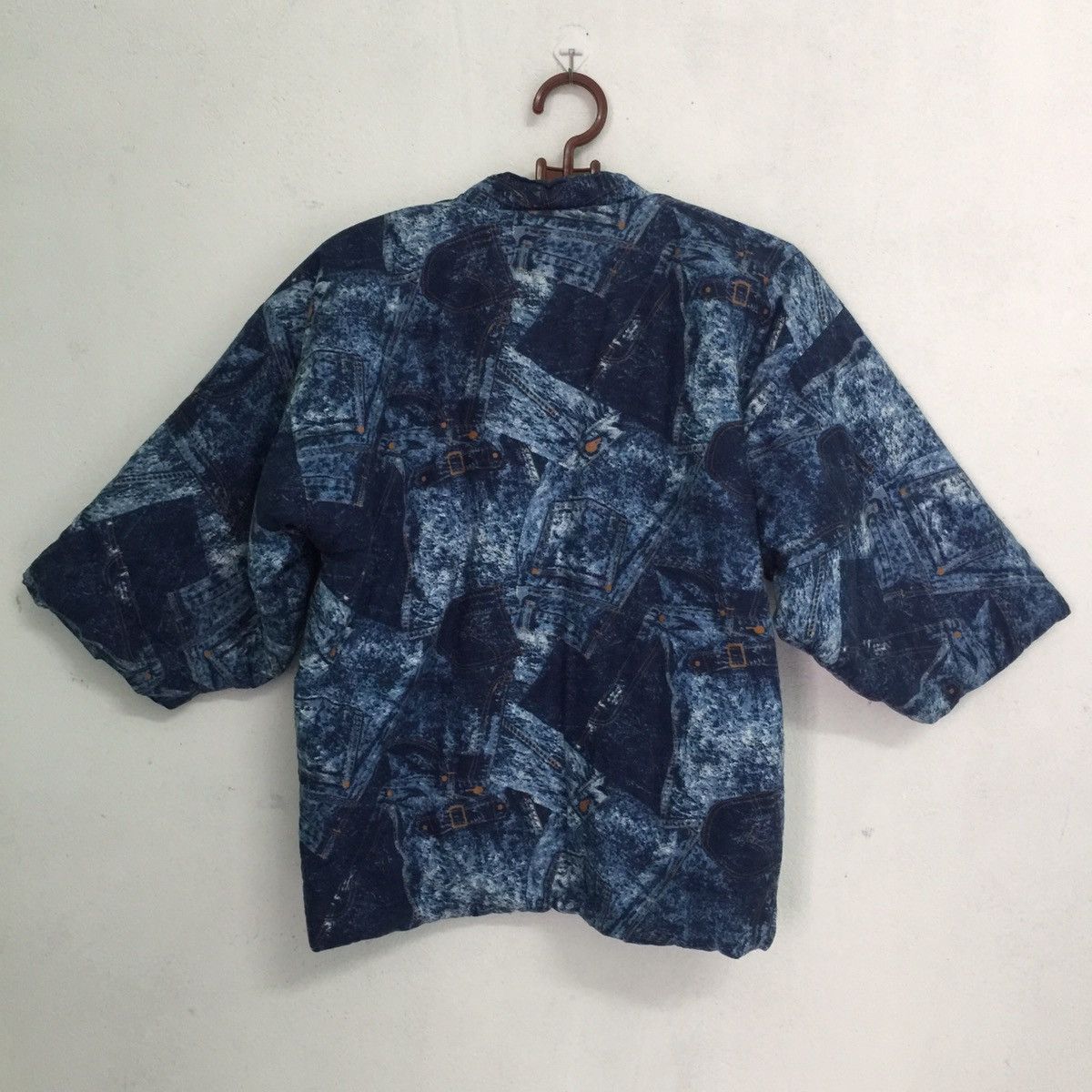 Japanese Brand Rare kimono hanten denim design Size US S / EU 44-46 / 1 - 1 Thumbnail