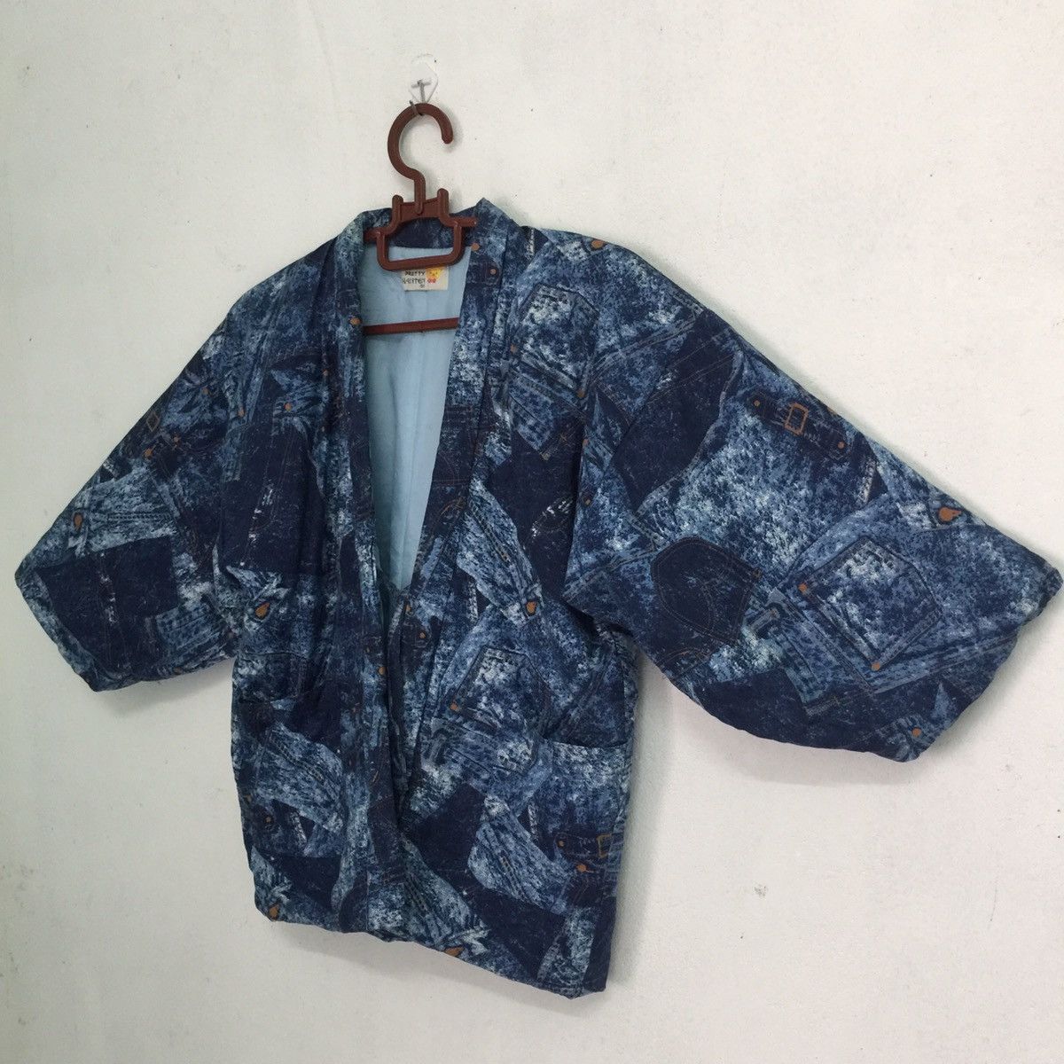 Japanese Brand Rare kimono hanten denim design Size US S / EU 44-46 / 1 - 3 Thumbnail