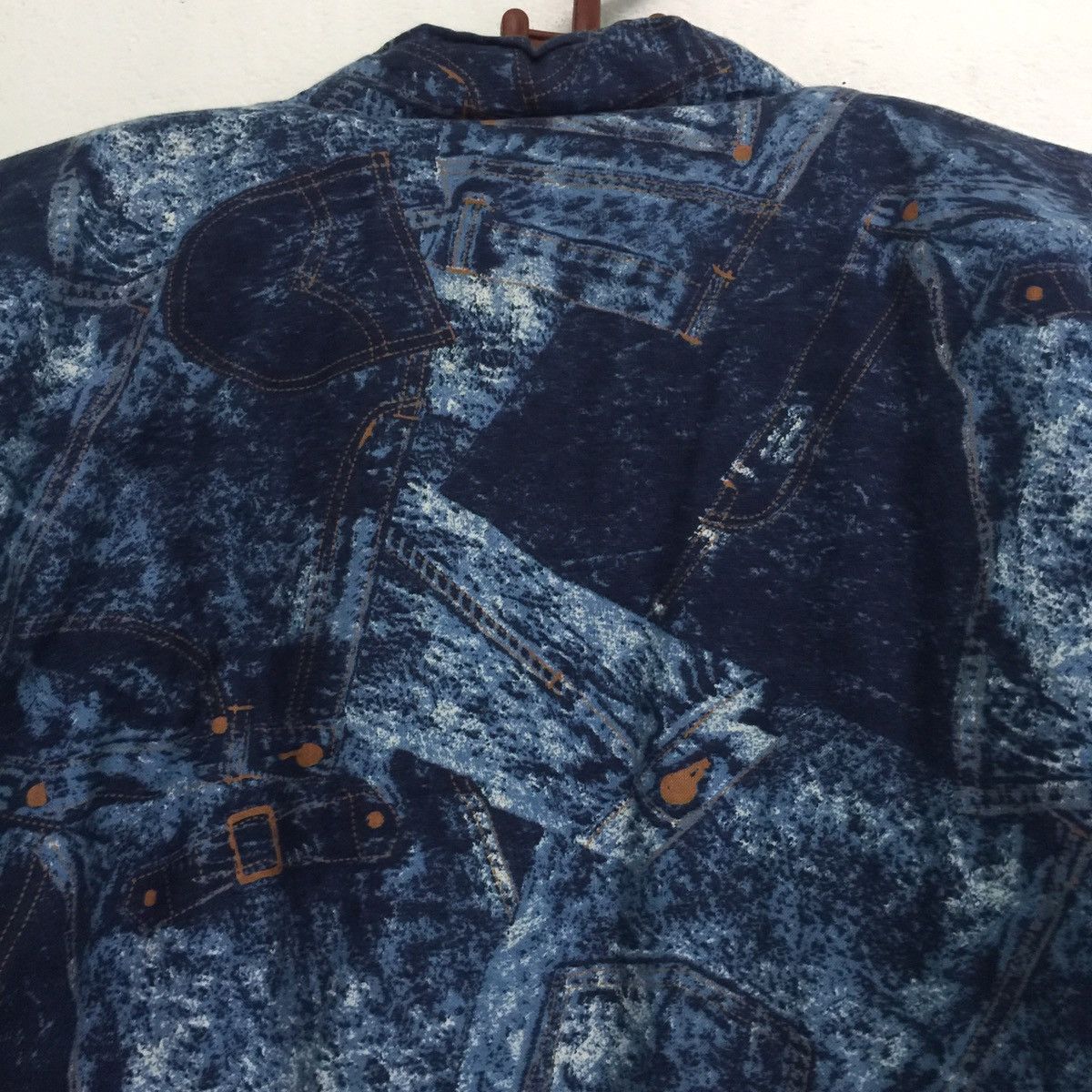 Japanese Brand Rare kimono hanten denim design Size US S / EU 44-46 / 1 - 12 Thumbnail