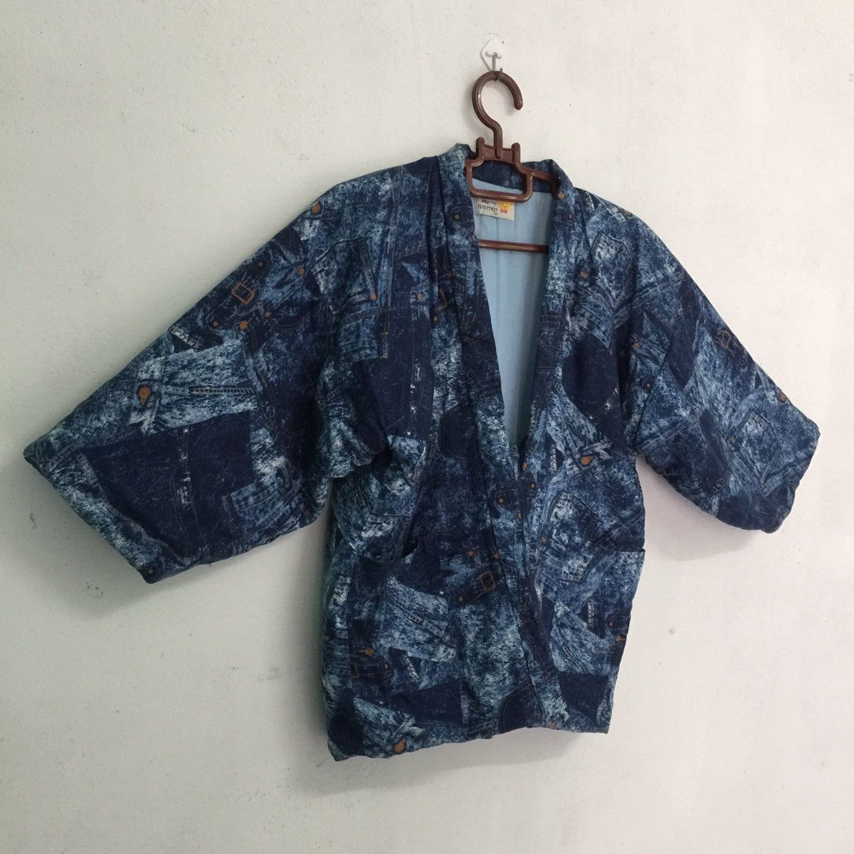 Japanese Brand Rare kimono hanten denim design Size US S / EU 44-46 / 1 - 4 Thumbnail