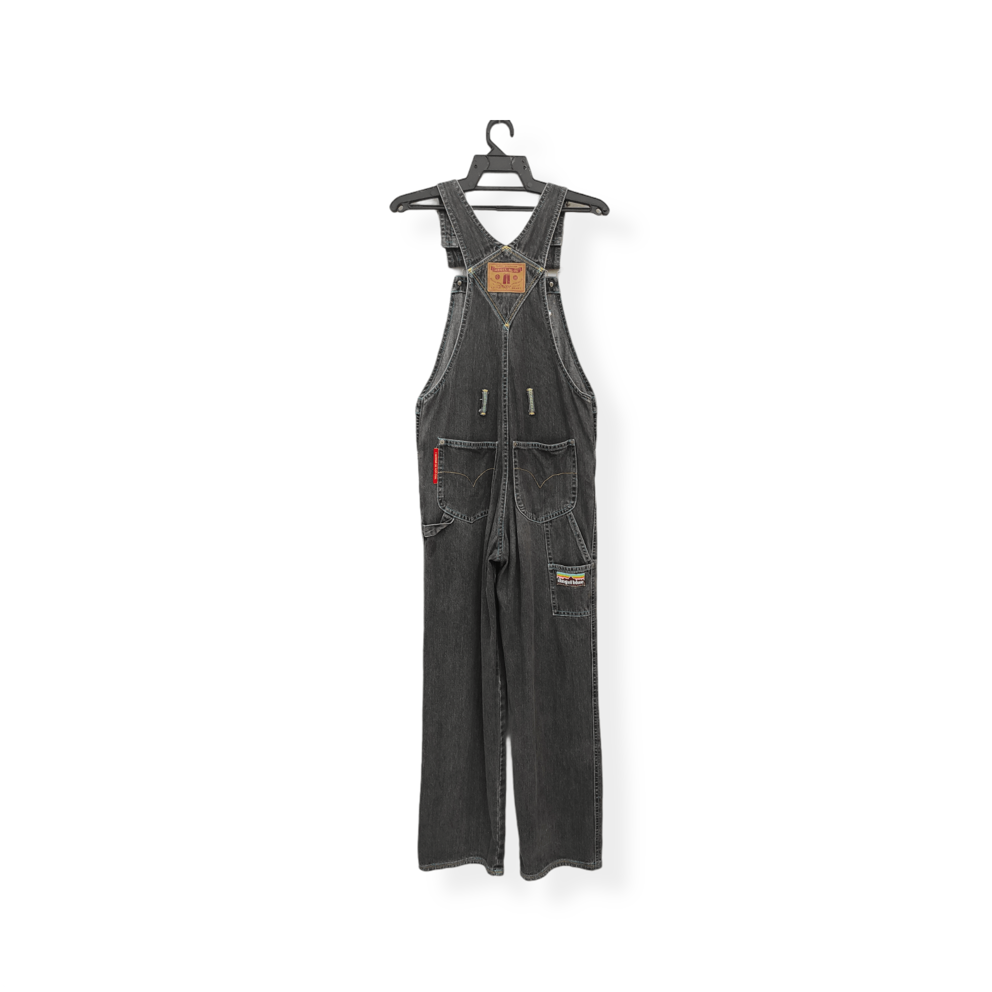 Angel Blue Archive 1990's ANGEL BLUE painter denim waistband overalls Size US 31 - 8 Thumbnail