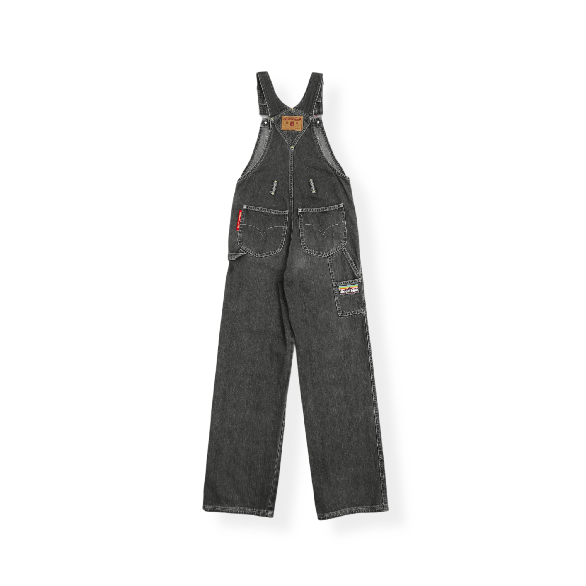 Angel Blue Archive 1990's ANGEL BLUE painter denim waistband overalls Size US 31 - 2 Thumbnail