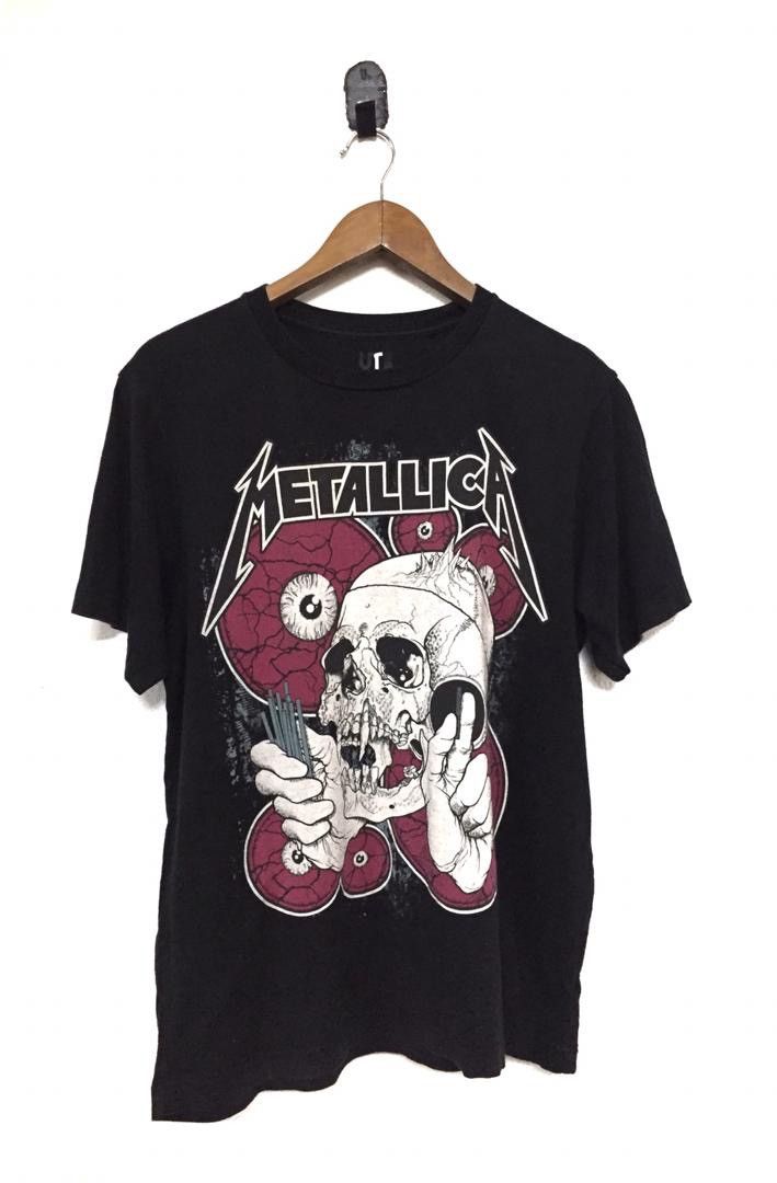 Band Tees × Metallica × Uniqlo METALLICA Pushed X UNIQLO BAND T SHIRT SIZE L Size US L / EU 52-54 / 3 - 1 Thumbnail
