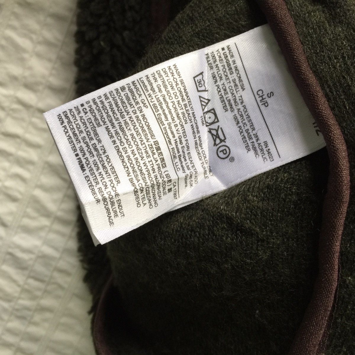 Gap GAP Fleece Zip Up Vest Jacket S Size US S / EU 44-46 / 1 - 8 Thumbnail
