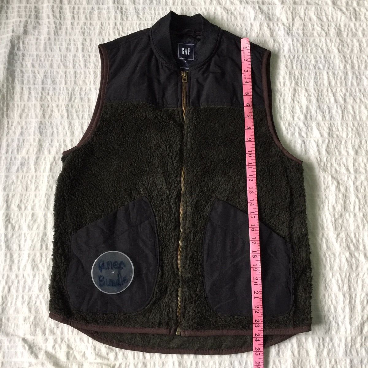 Gap GAP Fleece Zip Up Vest Jacket S Size US S / EU 44-46 / 1 - 3 Thumbnail