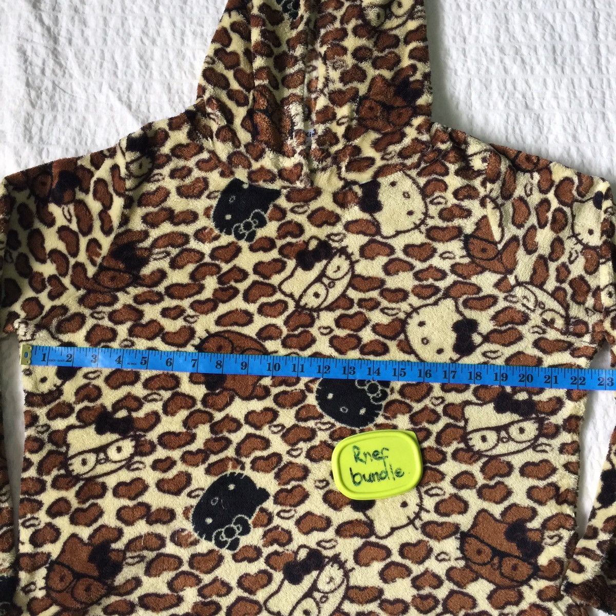 Anime Full print hello kitty cartoon sweatshirt fleece hoodie Size US L / EU 52-54 / 3 - 11 Thumbnail