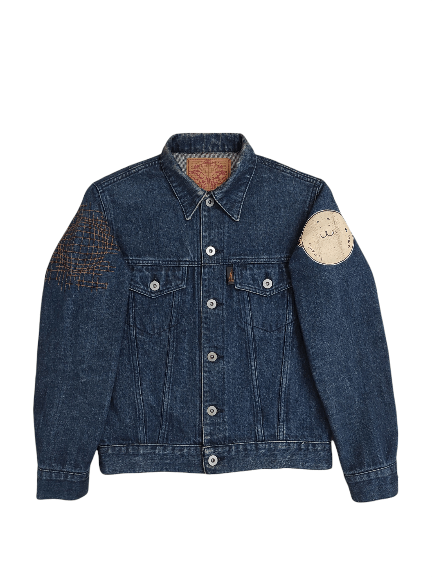 image of Archive 20471120 Hyoma Vinny Sex Denim Jacket in Indigo, Men's (Size Small)