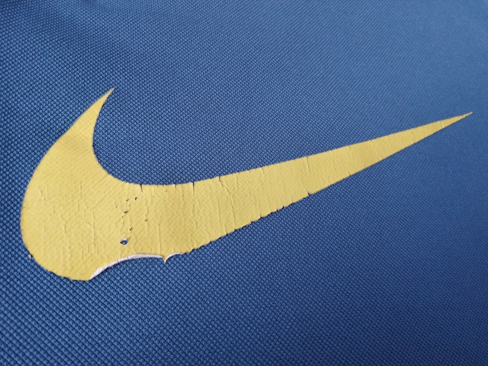 Nike 90s Vintage Nike Athletic Sweatshirt Jumper Big Swoosh Navy Size US L / EU 52-54 / 3 - 7 Thumbnail