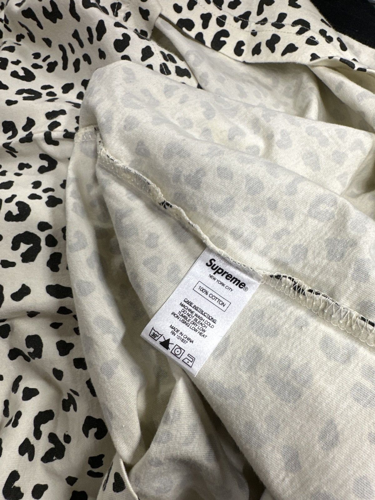 Supreme Supreme leopard pocket tee cream large Size US L / EU 52-54 / 3 - 6 Thumbnail