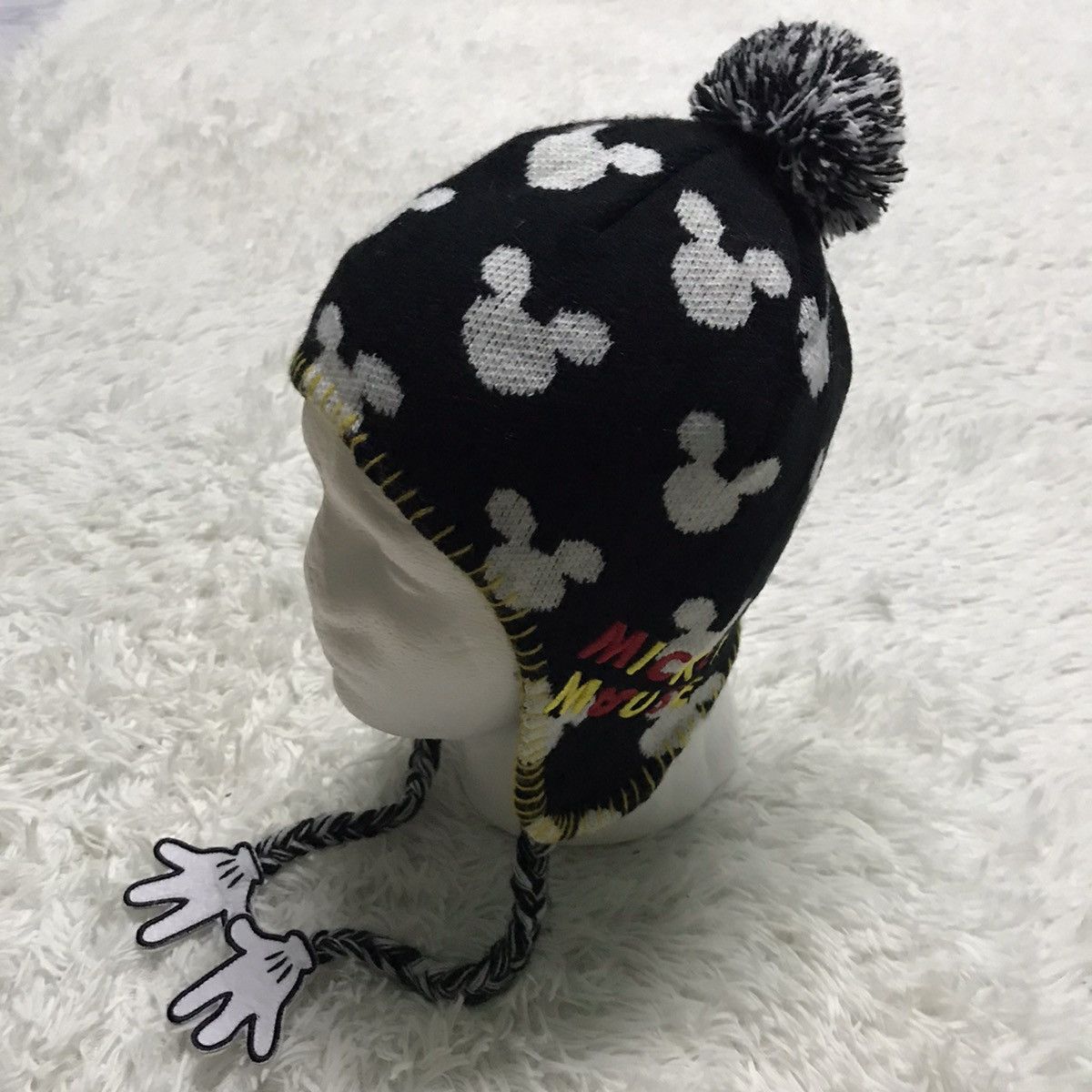 Disney × Mickey Mouse Mickey Mouse snow cap hat beanie Size ONE SIZE - 10 Thumbnail