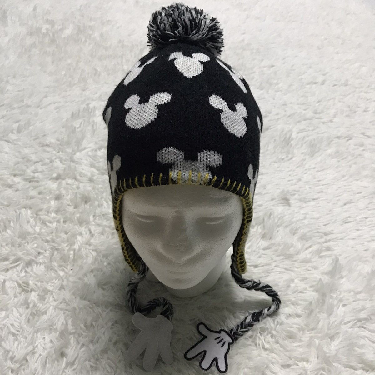 Disney × Mickey Mouse Mickey Mouse snow cap hat beanie Size ONE SIZE - 8 Thumbnail