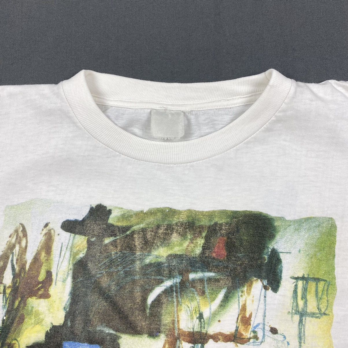Band Tees 1990 Vintage UB40 Reggae Band Labour Of Love Tour T-Shirt Size US M / EU 48-50 / 2 - 2 Thumbnail