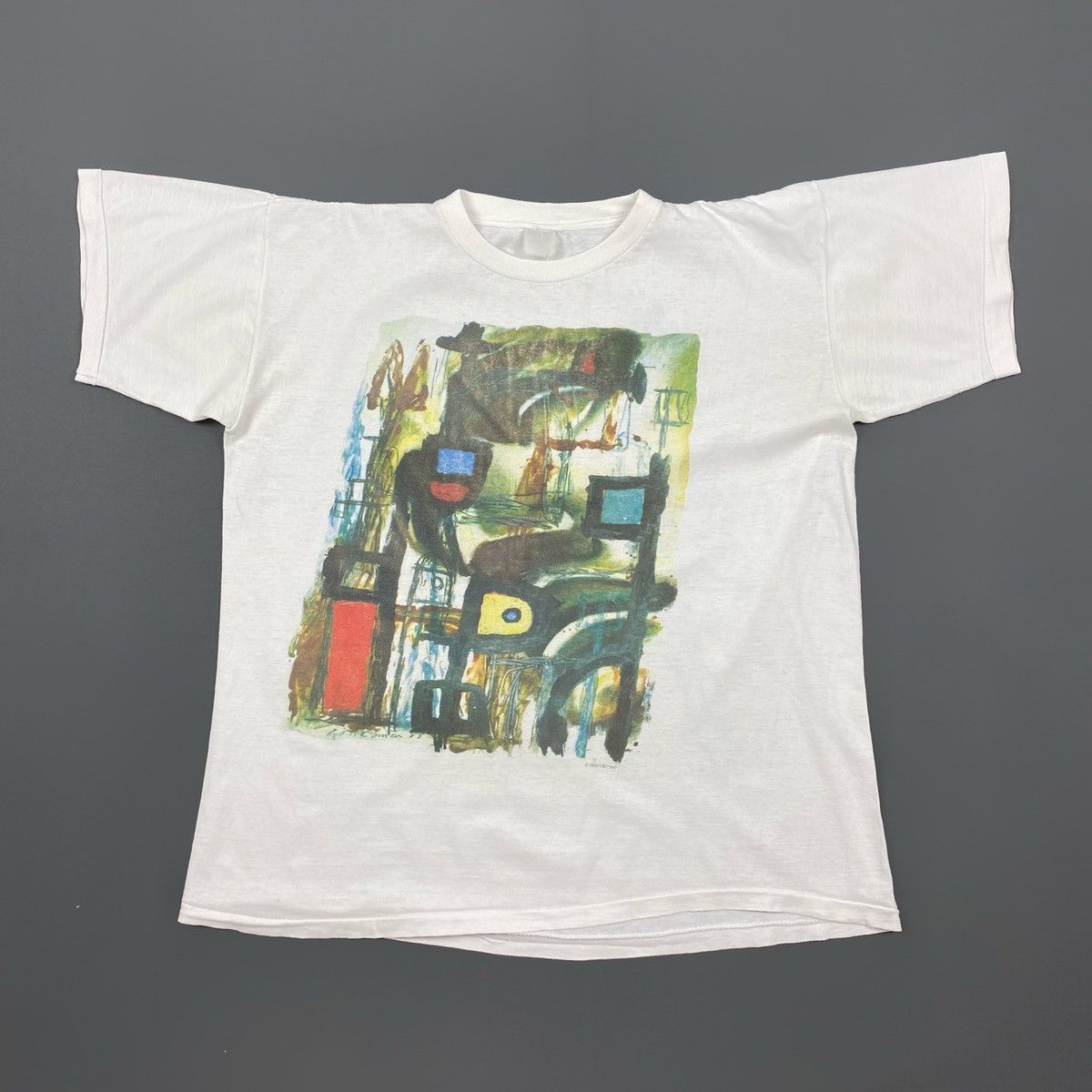 Band Tees 1990 Vintage UB40 Reggae Band Labour Of Love Tour T-Shirt Size US M / EU 48-50 / 2 - 1 Thumbnail