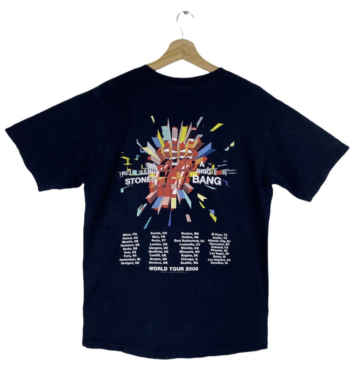 Band Tees GONE 🔥 Vintage The Rolling Stones Tour Tee T Shirt Size US L / EU 52-54 / 3 - 2 Thumbnail