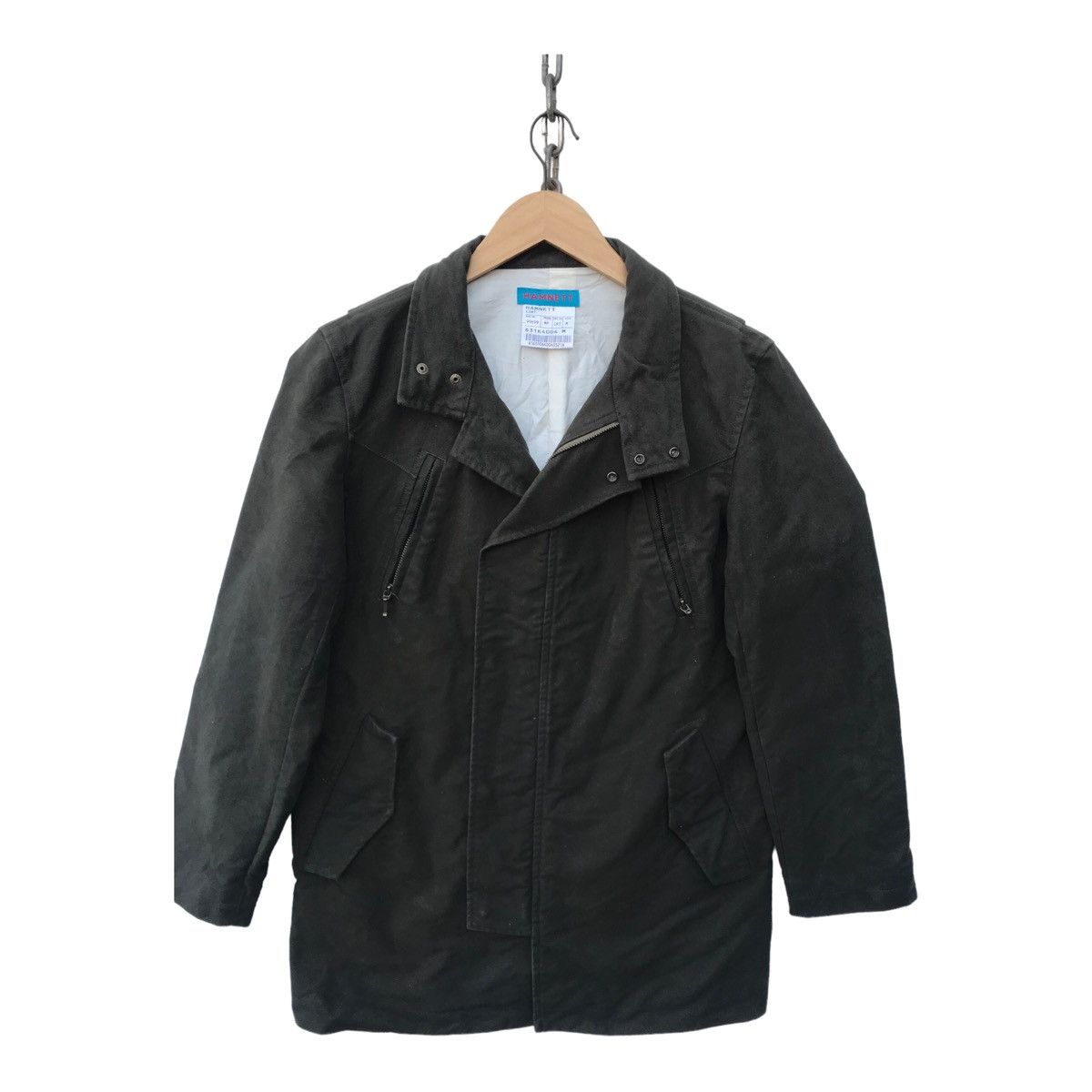 Katharine Hamnett London Hamnett Women Zipper Bikers Coat Hamnett Sun Faded Jacket Size M / US 6-8 / IT 42-44 - 2 Thumbnail