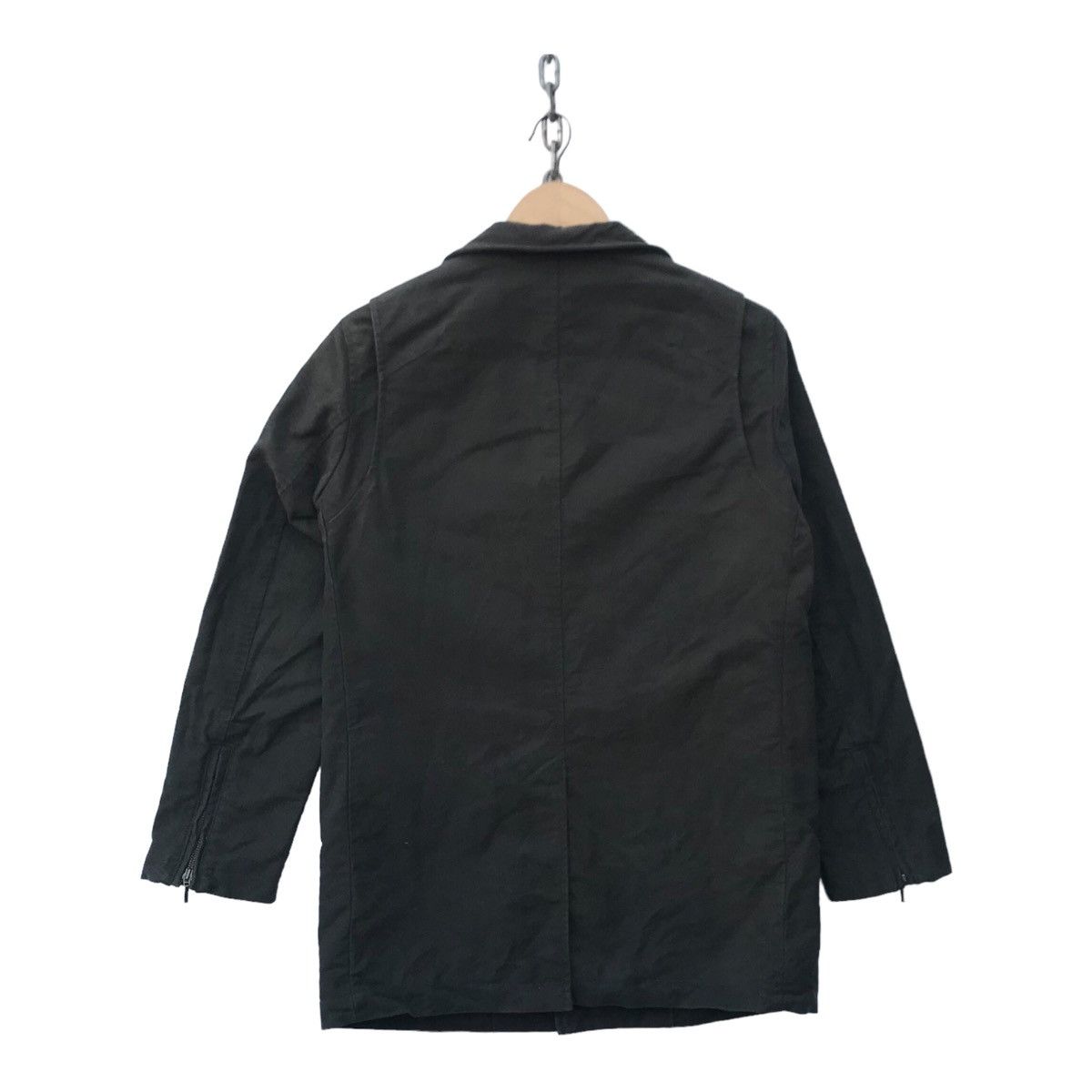 Katharine Hamnett London Hamnett Women Zipper Bikers Coat Hamnett Sun Faded Jacket Size M / US 6-8 / IT 42-44 - 5 Thumbnail